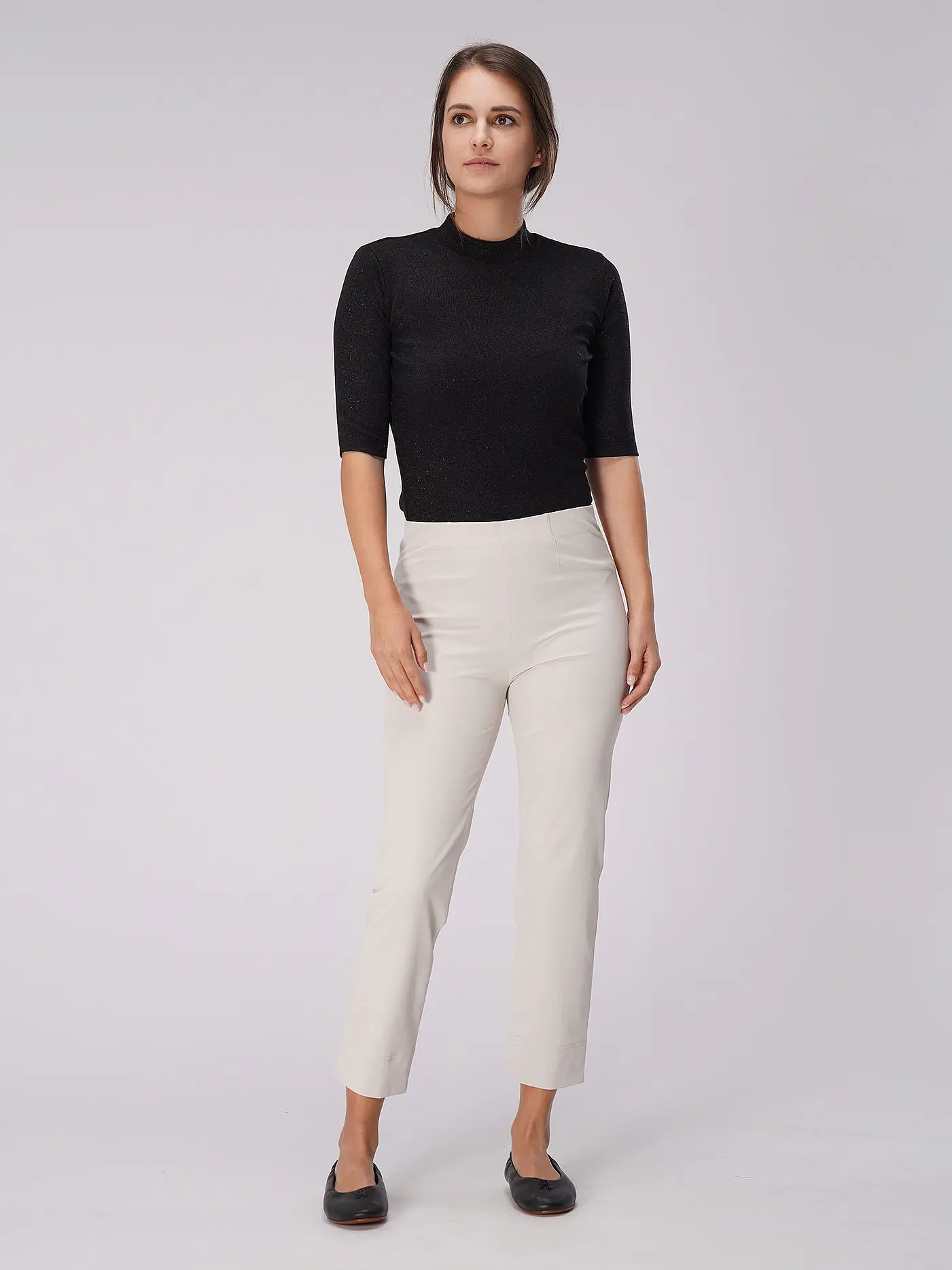 RAFFAELLO ROSSI | Hose "Penny Techno" 6/8 | beige